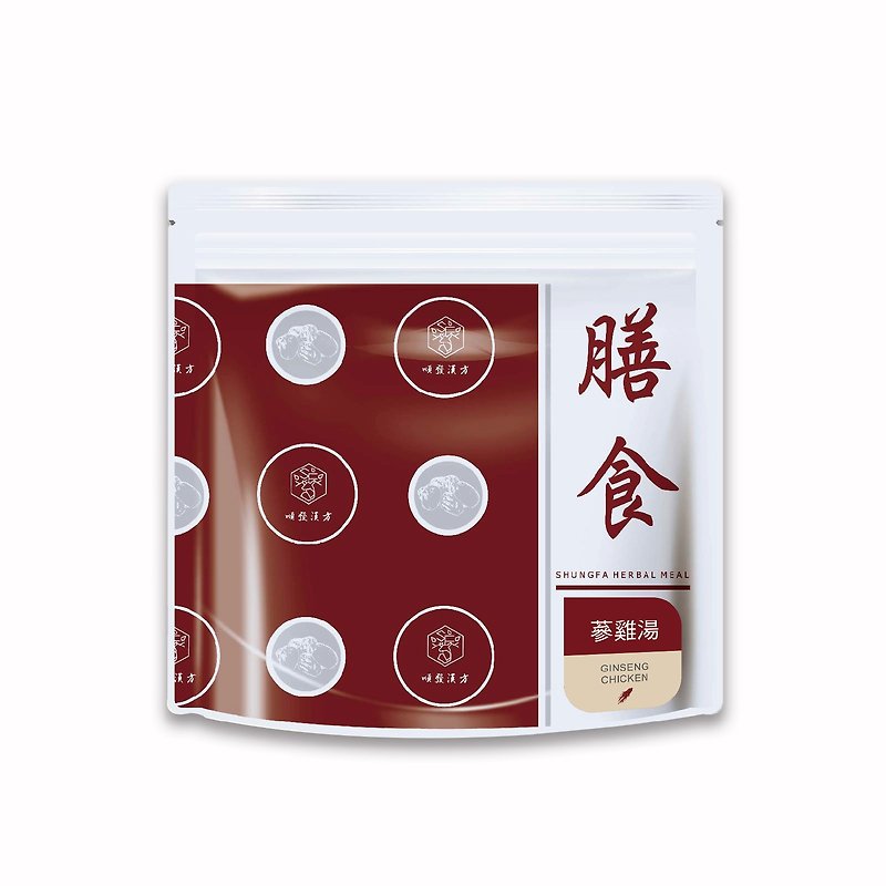 Garlic Ginseng Chicken 2pcs | Spring Maintenance | Meal Soup Packet - Health Foods - Other Materials Red