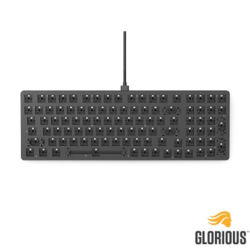 Glorious 官方授權旗艦館 Glorious GMMK 2 96% DIY模組化機械鍵盤套件 - 黑