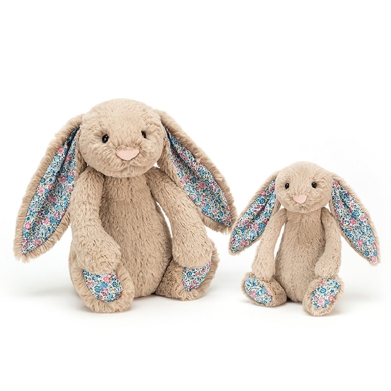 Jellycat Blossom Beige Bunny 18cm - Stuffed Dolls & Figurines - Polyester 