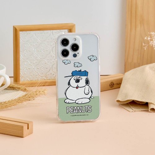 TOYSELECT SNOOPY史努比草地上的歐拉夫全氣囊防摔iPhone手機殼