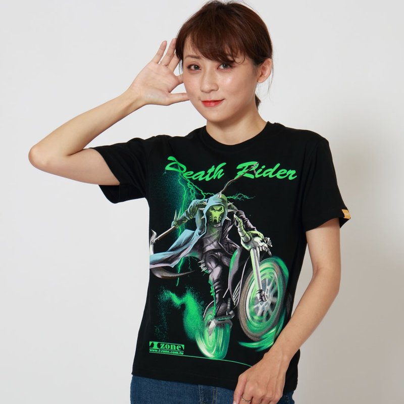 Death Rider / 死神上路 - 女 T 恤 - 棉．麻 