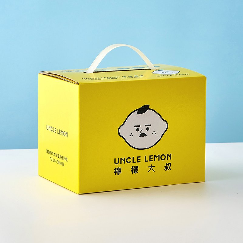 [Buddha Heart Plus Purchase Price] Uncle Classic Yellow Gift Box (Can be loaded with 4 pieces) - Fruit & Vegetable Juice - Paper Yellow