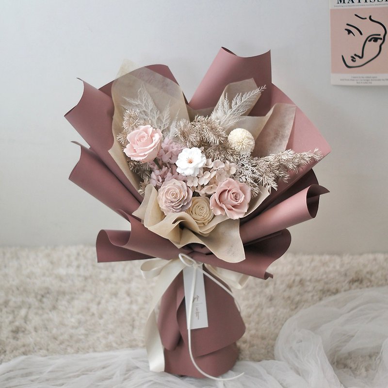 【艸踸Garden Lane Floral】Valentine's Day Bouquet (M) - Dried Flowers & Bouquets - Plants & Flowers 