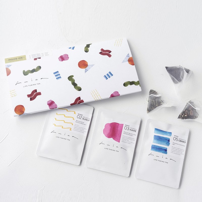 日本茶 3種ティーバッグセット MOOD ON /  2.5g×3種×1 - 茶葉/茶包/水果茶 - 其他材質 