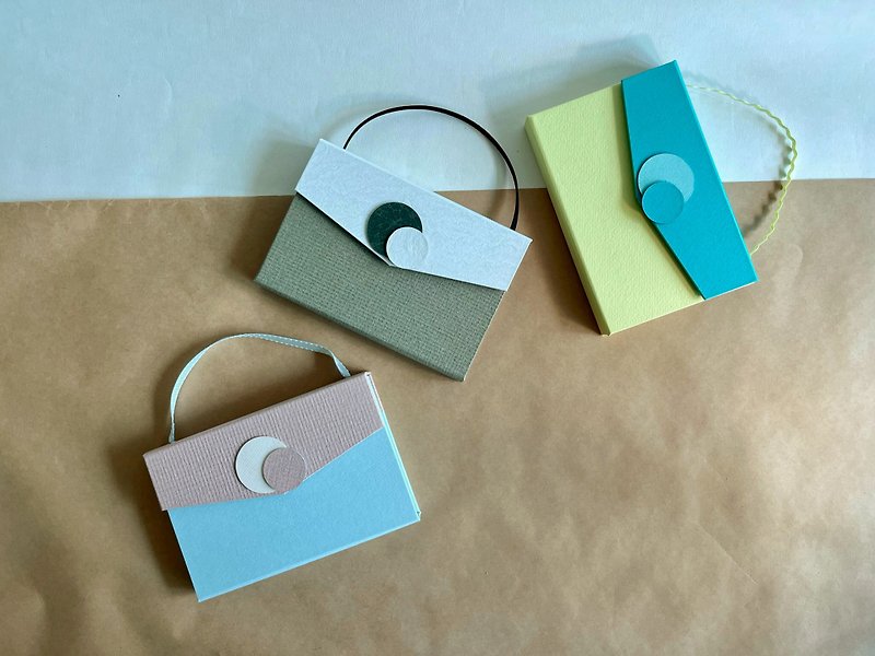 Tote bag book - new color fixed version (spot) / handmade card / handmade book - การ์ด/โปสการ์ด - กระดาษ หลากหลายสี