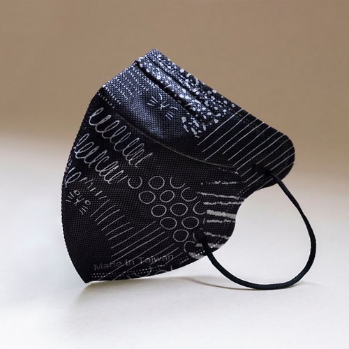 YEH & YEH 貓咪3D立體口罩黑色款 - 一盒10入每片獨立包裝