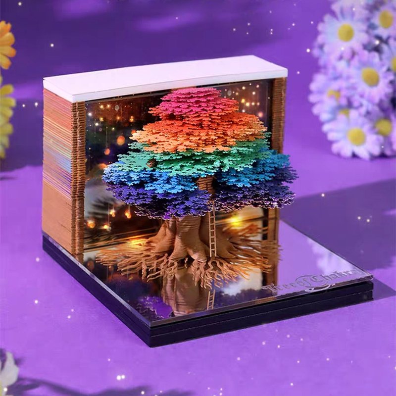 立體紙雕日曆 - 靈光之樹 - memo/便利貼 - 紙 