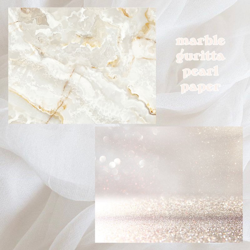 marble guritta pearlpaper - Other - Paper Multicolor