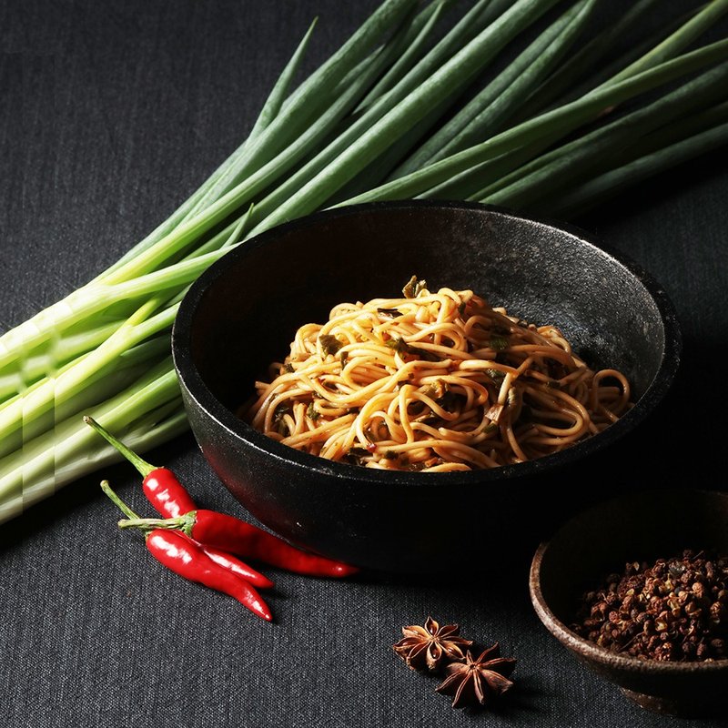 ねぎ麺袋 - 麺類 - その他の素材 ブラック