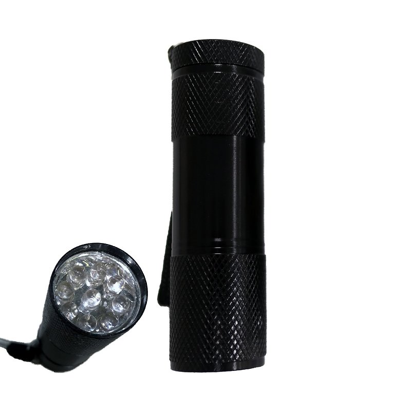 【YouV】LED懐中電灯 LED flashlight - パーツ/クラフト道具 - その他の素材 ブラック