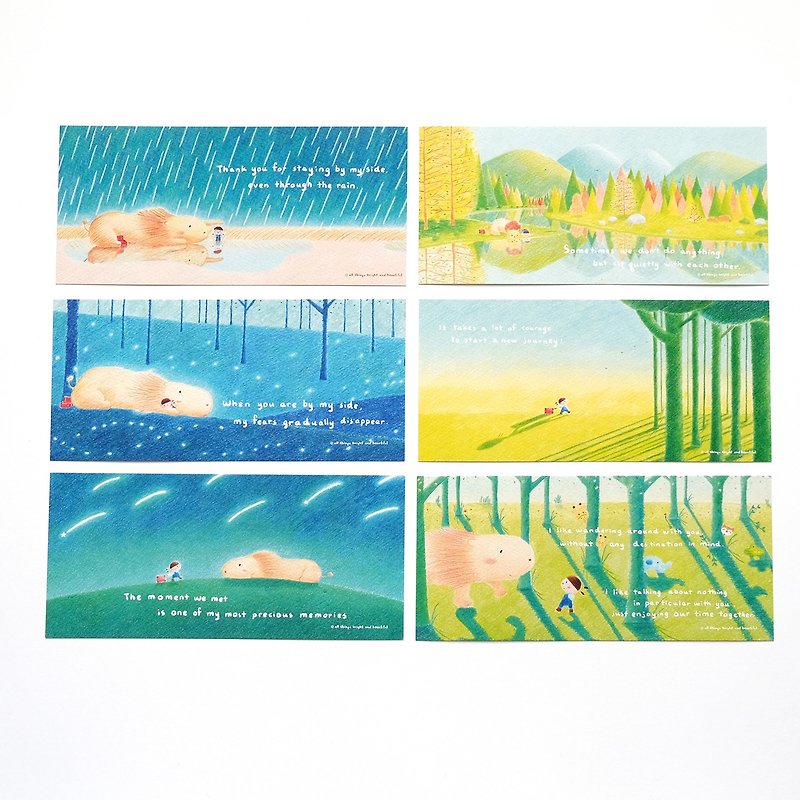 Where Postcard Set 1 - Cards & Postcards - Paper Multicolor