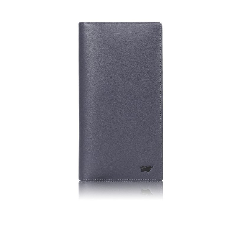 [Free upgrade gift packaging] Lucio 15 card long clip-dark blue/BF399-631-DB - Wallets - Genuine Leather Black