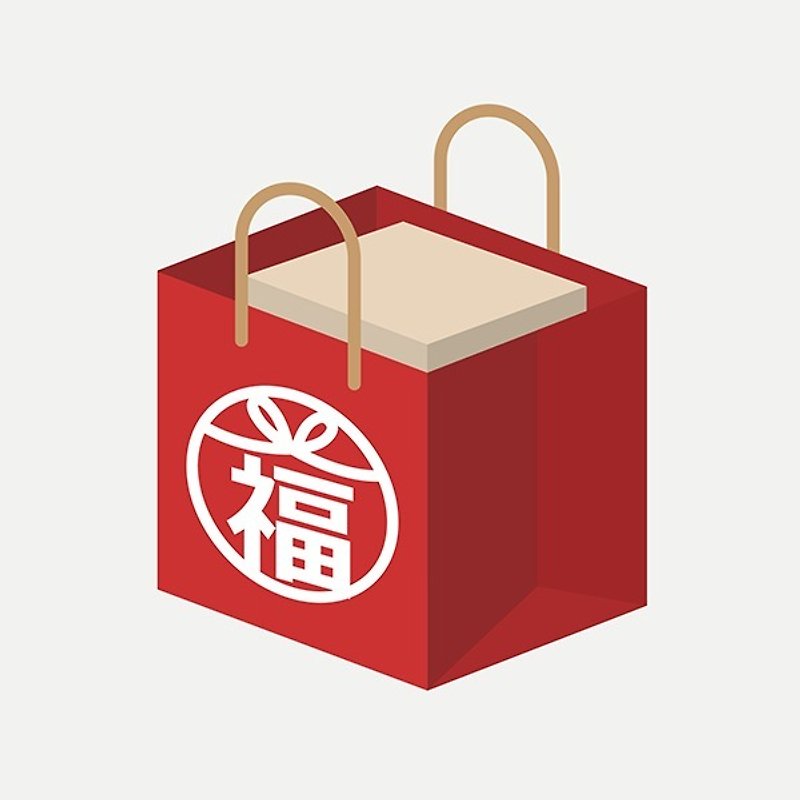 "Chinese New Year Limited" Japan Limited air Fukubukuro - กระเป๋าแมสเซนเจอร์ - หนังแท้ 