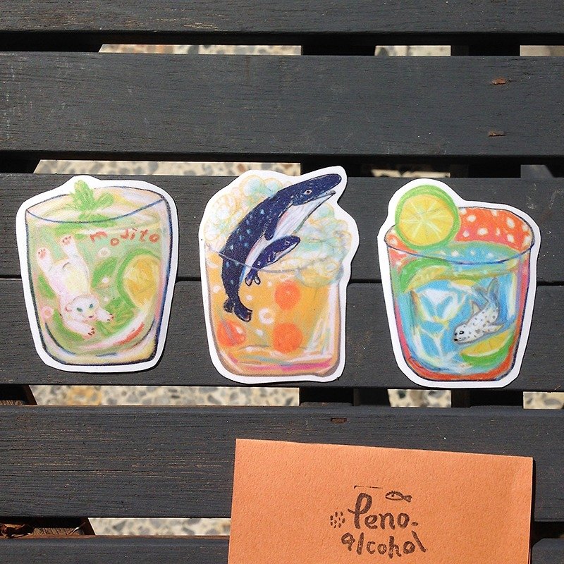 Polar Animals - Waterproof Stickers - Stickers - Waterproof Material Multicolor