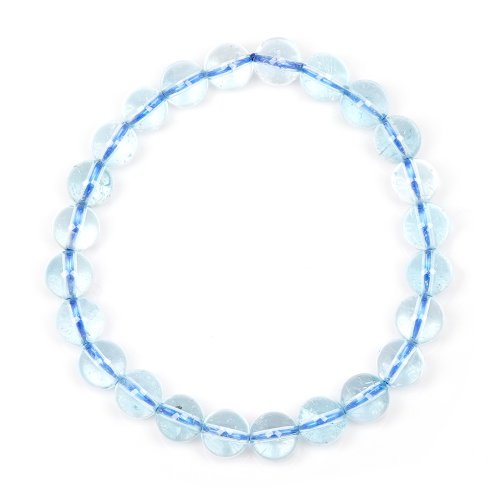 正佳珠寶 Gemsrich Jewelry 【正佳珠寶】託帕石 頂級天空藍 7.4-7.7mm 託帕石手珠