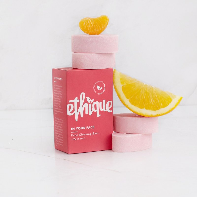 New Zealand Ethique I am the focus - neutral, oily wash soap - Facial Cleansers & Makeup Removers - Concentrate & Extracts Pink