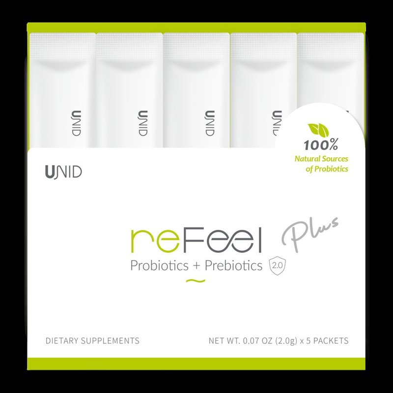 美國優尼 UNID reFeel 2.0 複合益生菌 Plus 5入/包 - 養生/保健食品/飲品 - 其他材質 綠色