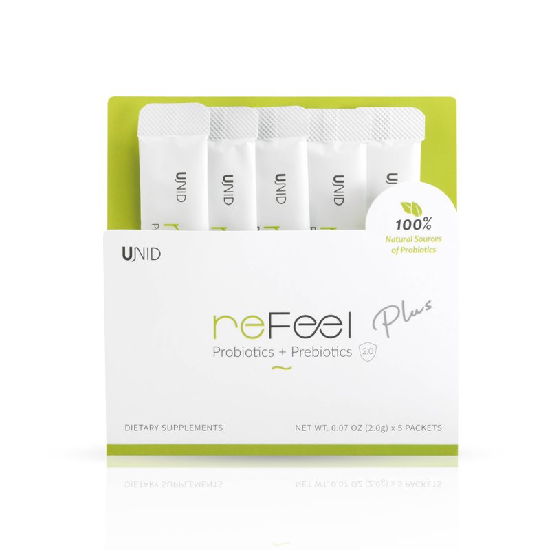 美國優尼 UNID reFeel 2.0 複合益生菌 Plus 5入/包 - 養生/保健食品/飲品 - 其他材質 綠色