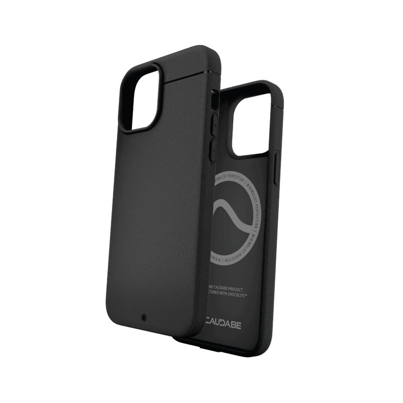Stone| iPhone 13 MagSafe Sheath Magnetic Phone Case-Matte Black - เคส/ซองมือถือ - วัสดุอื่นๆ สีดำ