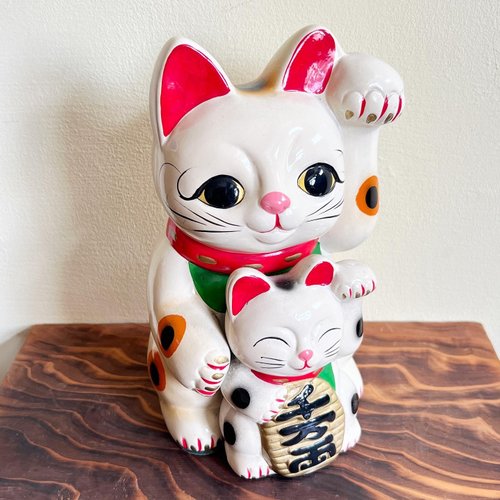 アンティーク 招き猫 磁器人形 射的人形 戦前 戦後 オキュパイド