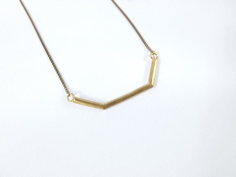 Simple Bronze necklace - Necklaces - Other Metals 
