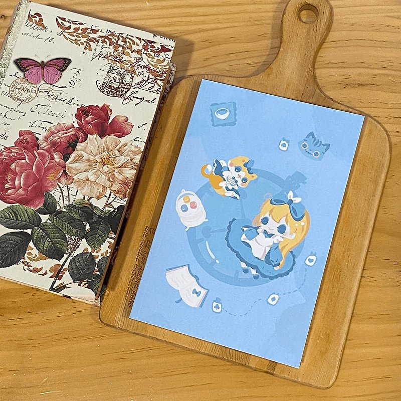 【Fairytale notebook】Princess Alice Notebook (water blue) / Yuu - Notebooks & Journals - Paper Blue