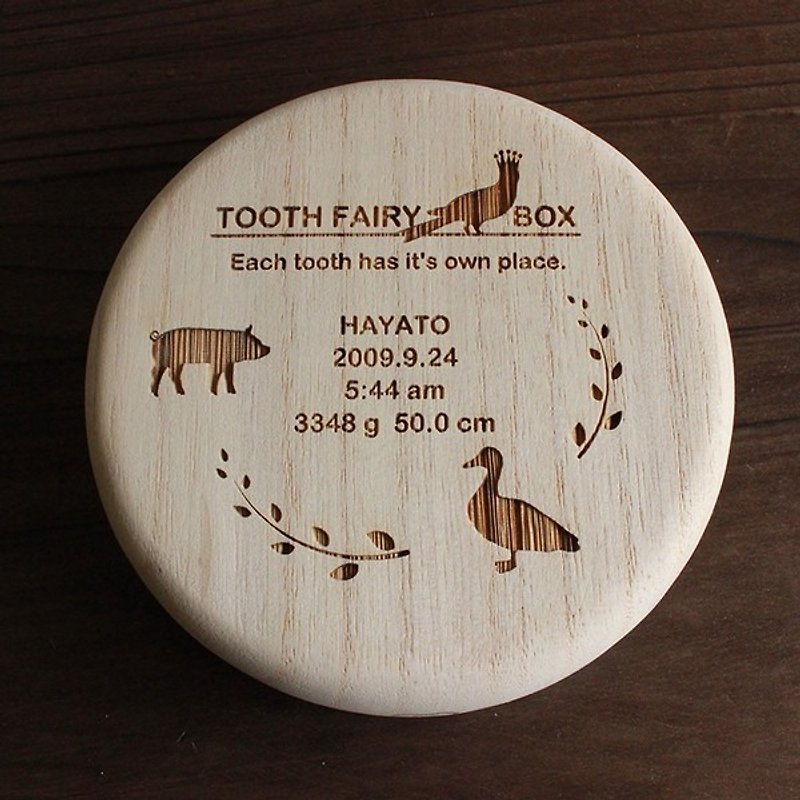 Breast tooth box High quality 'kiri' 'farm' Child's teeth - ของขวัญวันครบรอบ - ไม้ 