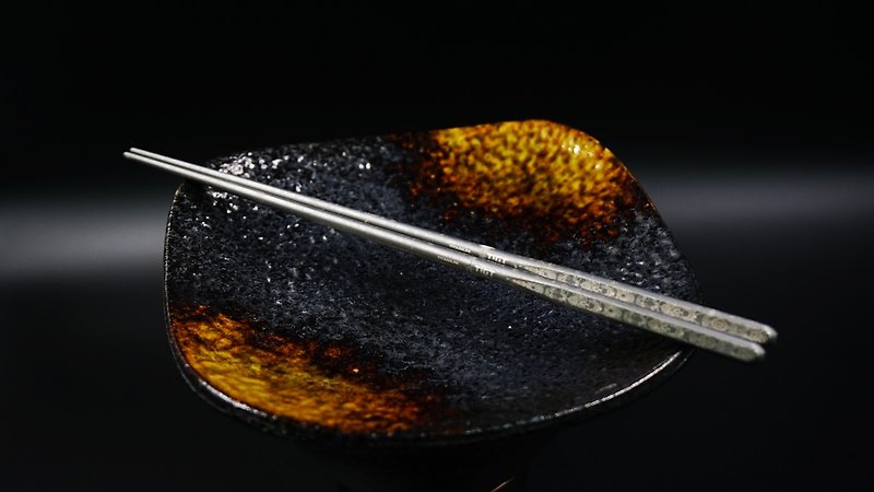 TIGT-鈦天箸-石紋版本 一雙裝 (Grade 23 鈦金屬製) - 筷子/筷架 - 其他金屬 多色
