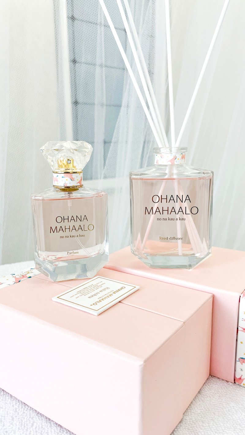 オハナ マハロ ファンタジー ドリーム ロマンス フルハウス ディフューザー 100ml - アロマ・線香 - その他の素材 