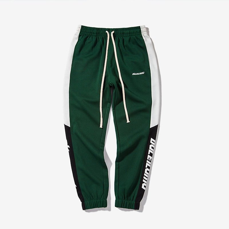 Retro sweatpants :: four colors:: - กางเกงขายาว - เส้นใยสังเคราะห์ สีเขียว