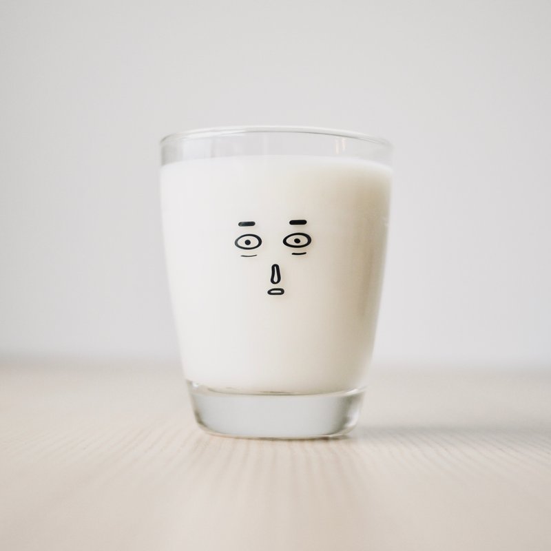 Emoji Candle for destress Fragrance mood candle uh uh Tieguanyin - Candles & Candle Holders - Glass White