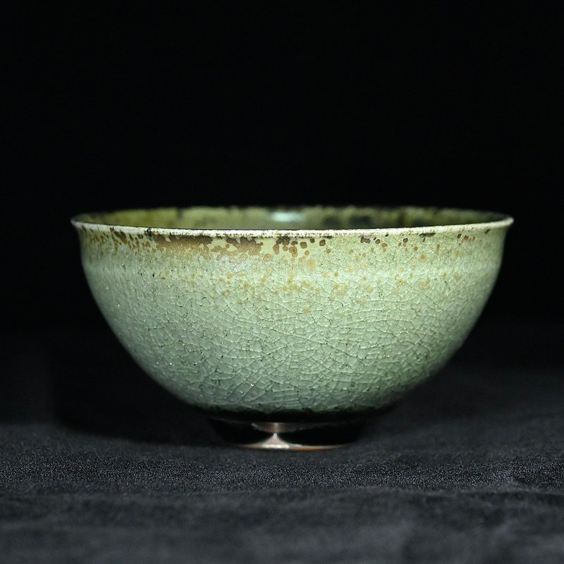 【唯一手作】柴燒龍泉青瓷茶碗LONG025 - 茶壺/茶杯/茶具 - 其他材質 