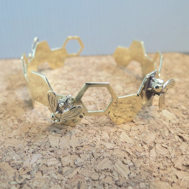 WABY Honey bracelet - 手鍊/手環 - 其他金屬 橘色