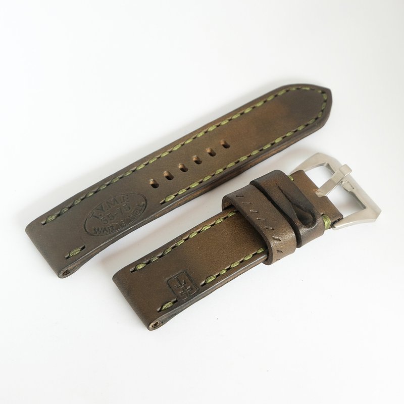 watch strap Style ammo strap V collection Green military - 錶帶 - 真皮 綠色