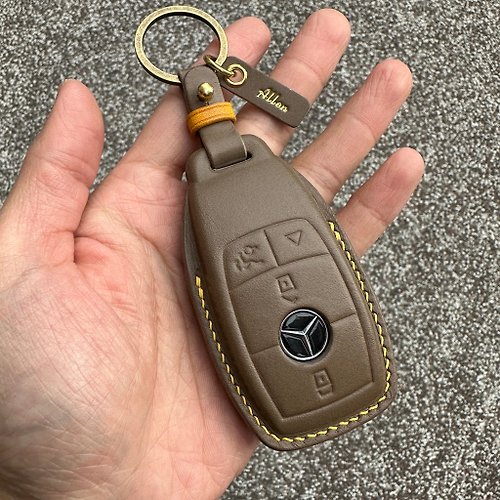 Shao Leather 手工皮件 Benz Buttero 鑰匙皮套 賓士鑰匙套 W205 C300 C200 GLA250 a180