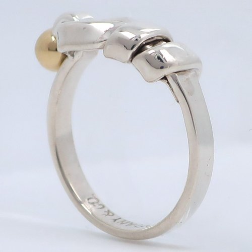 【専用商品】ティファニー　ラブノットリング　7号　シルバー925 ゴールド 専用商品】ティファニー ラブノットリング 7号 シルバー925 ゴールド