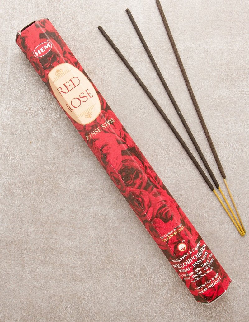 【現貨】HEM Red Rose線香 - 香氛/精油/擴香 - 其他材質 紅色