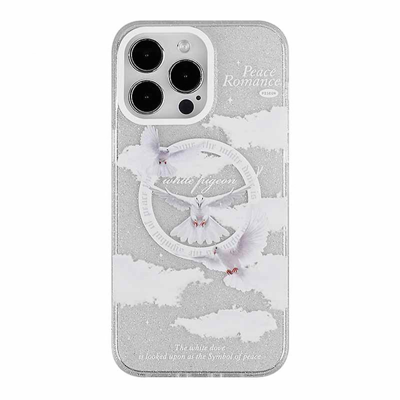 Peace Dove iPhone Magnetic Phone Case - Phone Cases - Other Materials 