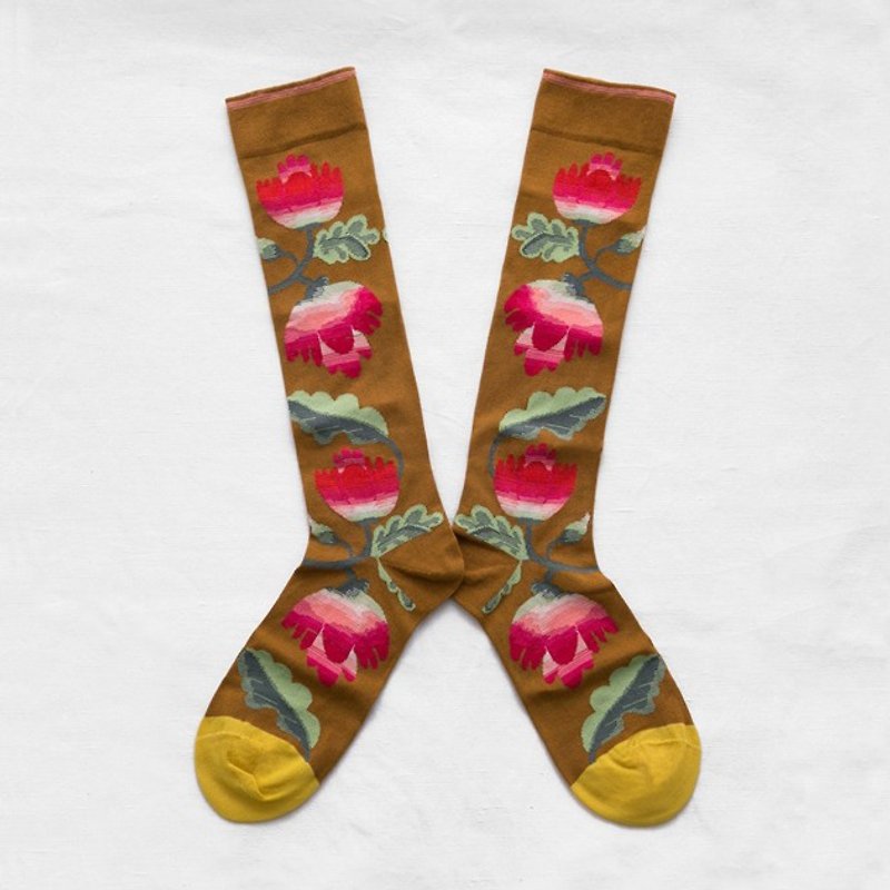 Bonne Maison法國襪-原野上的禮物（長襪） - 襪子 - 棉．麻 