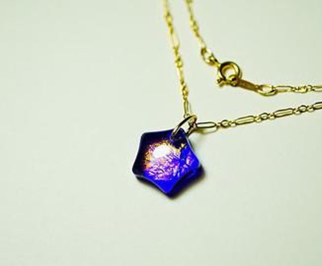 Candy blue star ~ Sunset ~ - Shop laforme Necklaces - Pinkoi