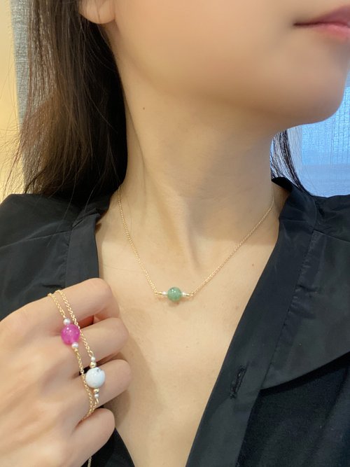 AYLA ANGEL 艾拉天使珠寶 施華洛世奇 珠光白水晶珍珠。緬甸玉 粉碧璽 白松石紫丁香阿拉善