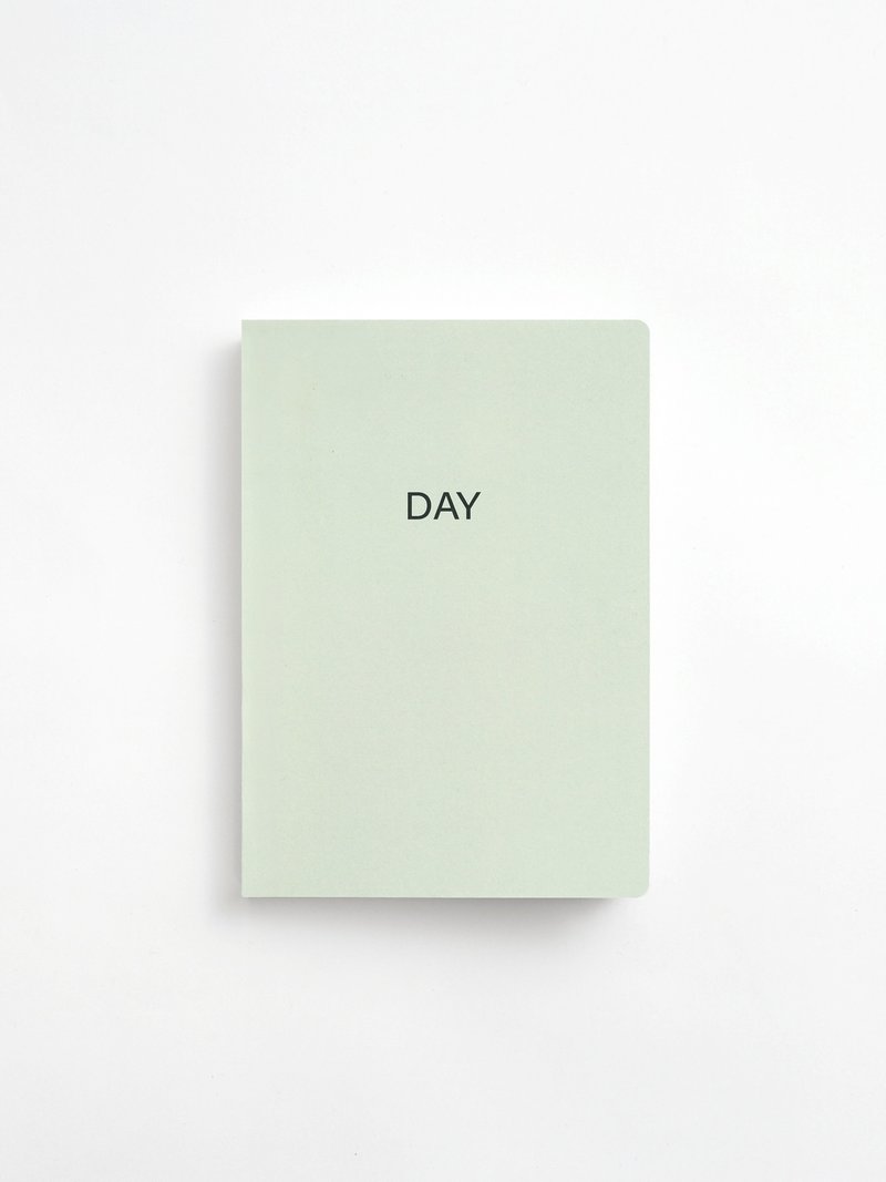 undated daily planner・無時效日計劃本 - 筆記本/手帳 - 紙 綠色