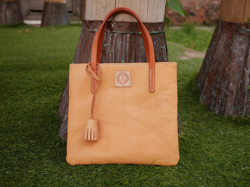 Forest afternoon tassel handbag - Handbags & Totes - Genuine Leather 