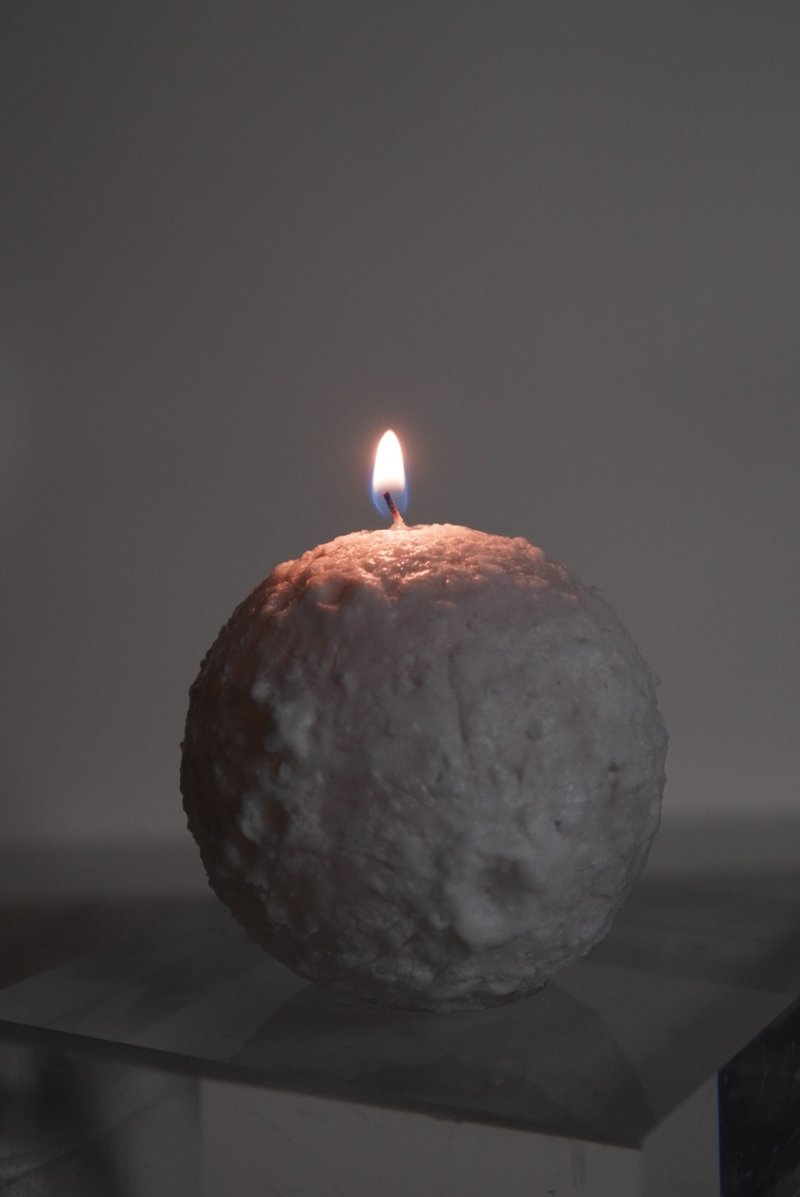 月球蠟燭 Moonlight Sphere Candle - 香氛蠟燭/燭台 - 蠟 
