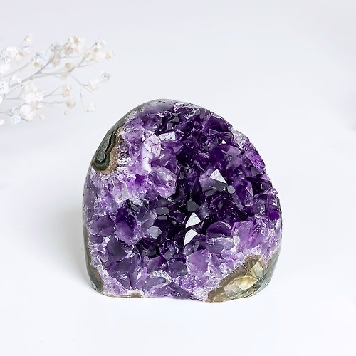 石之王 King Stones - 水晶天然石飾品、原礦 ESP 拇指晶鎮 440234 開運小物紫水晶 小資族輕鬆入手