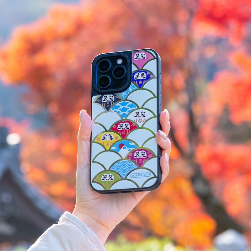 Kaiyun Dharma [Wave Pattern] Mirror Phone Protective Case - Phone Cases - Plastic Multicolor