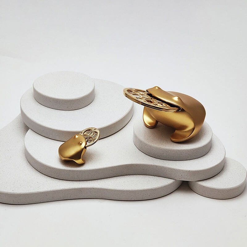 【新品】招財揪吉 隨心疊座組合E (五十錢滾錢+千財錢滾錢) - 擺飾/家飾品 - 其他材質 白色