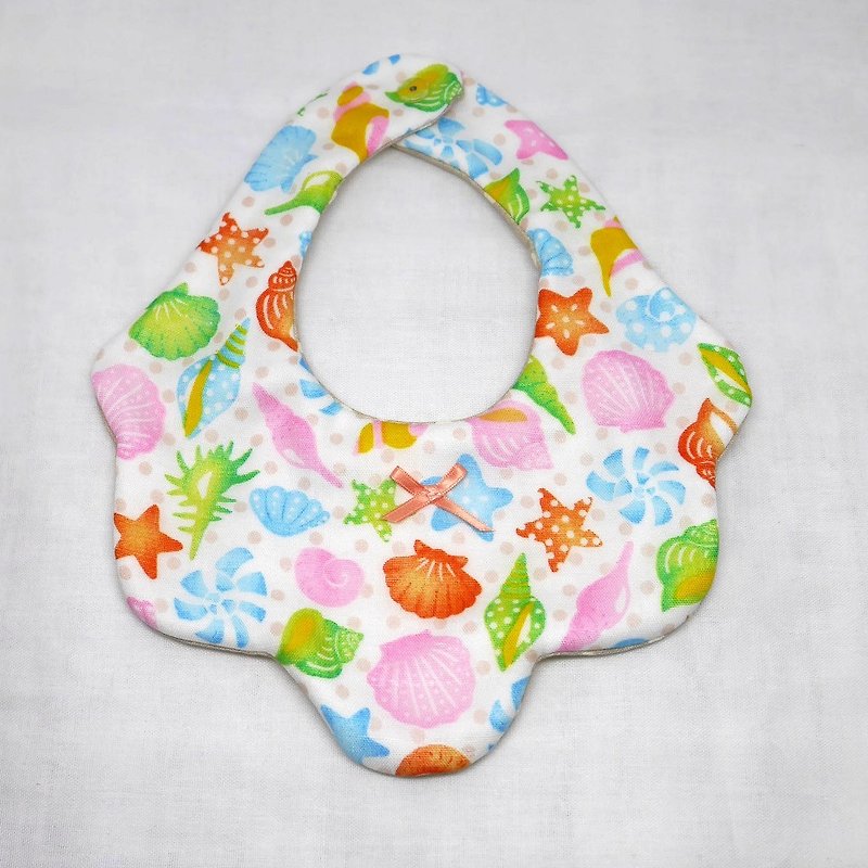 Japanese Handmade 8-layer-gauze Baby Bib/shells - ผ้ากันเปื้อน - ผ้าฝ้าย/ผ้าลินิน หลากหลายสี