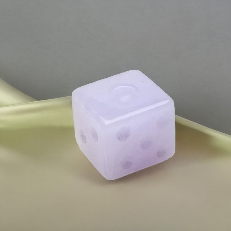 Violet Jade Dice Ornaments | Natural Burmese Jade A Grade | Gifts - Other - Jade Purple