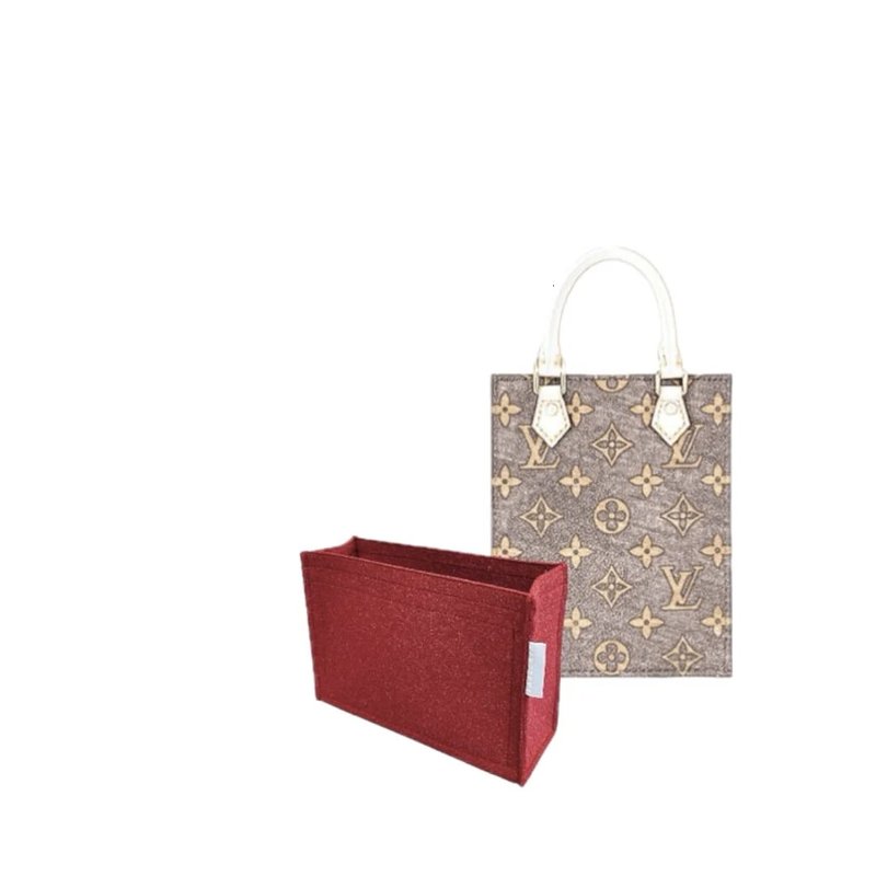 【香港製造】手製內袋 Bag Organizer - LV Petit Sac Plat - 化妝包/收納袋 - 其他材質 多色